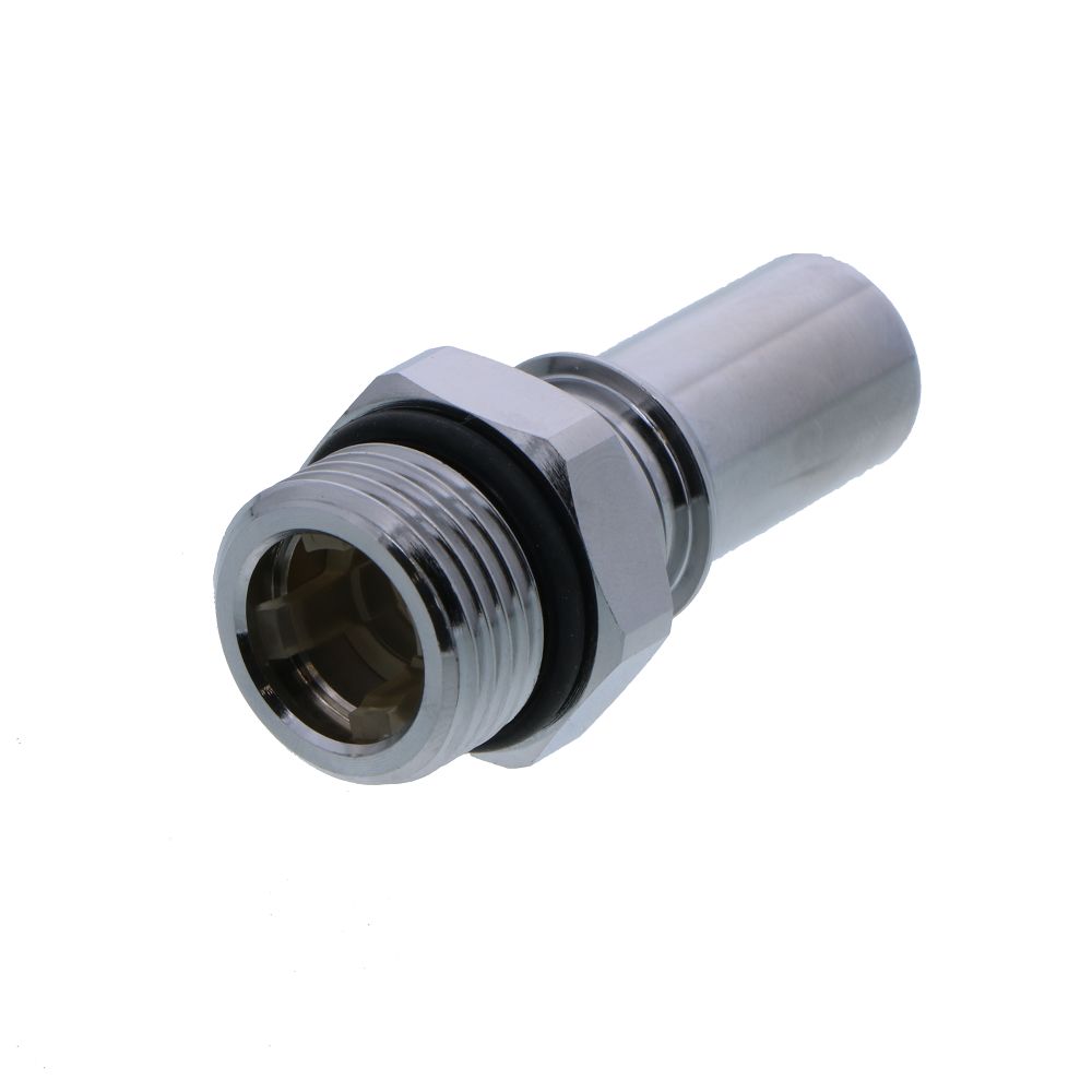 LQ6D46008RED Valved Straight Thread Liquid Cooling Coupling Insert 1/2 SAE Warm Red