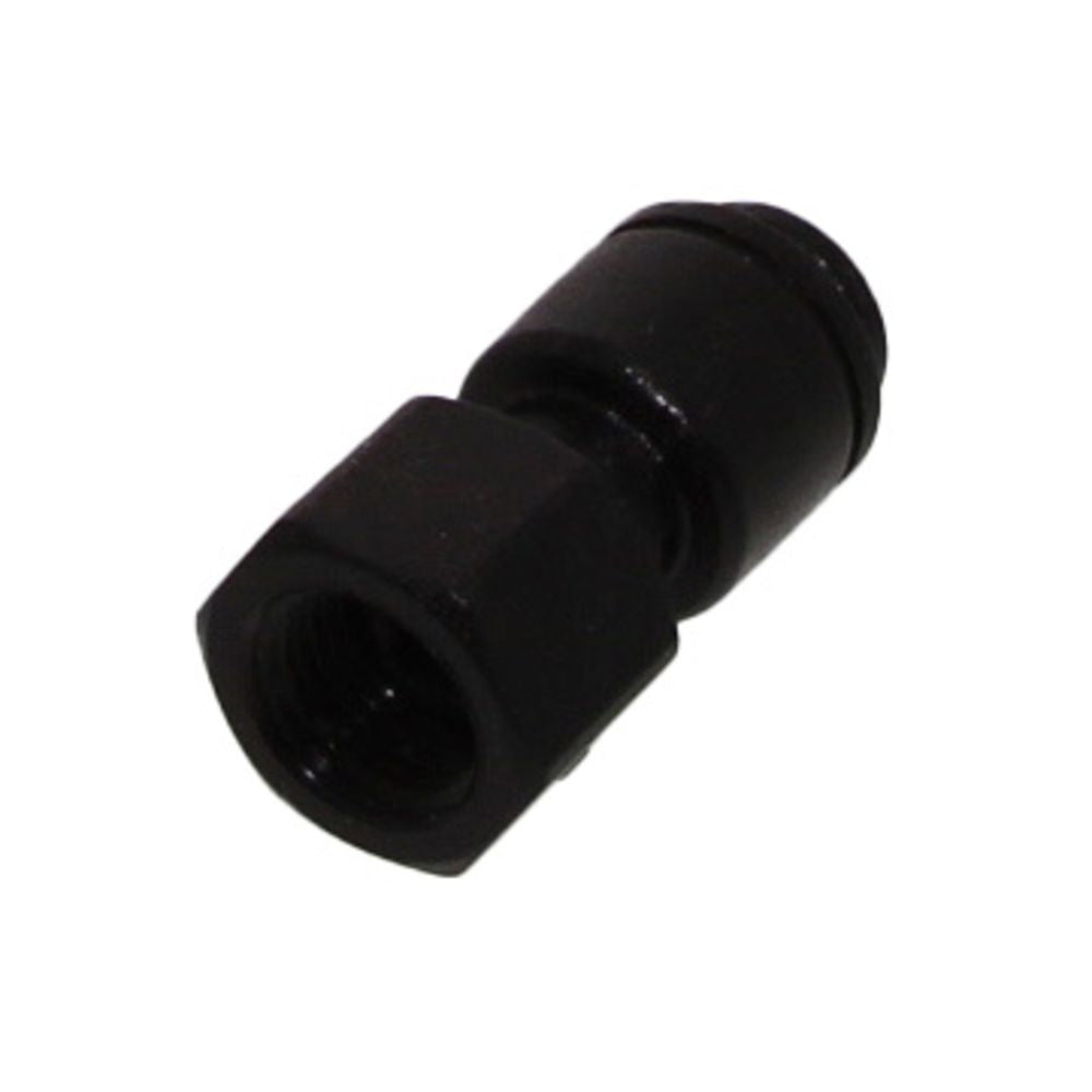 John Guest Female Adaptor BLACK ACETAL - 4mm x 1/8 BSP