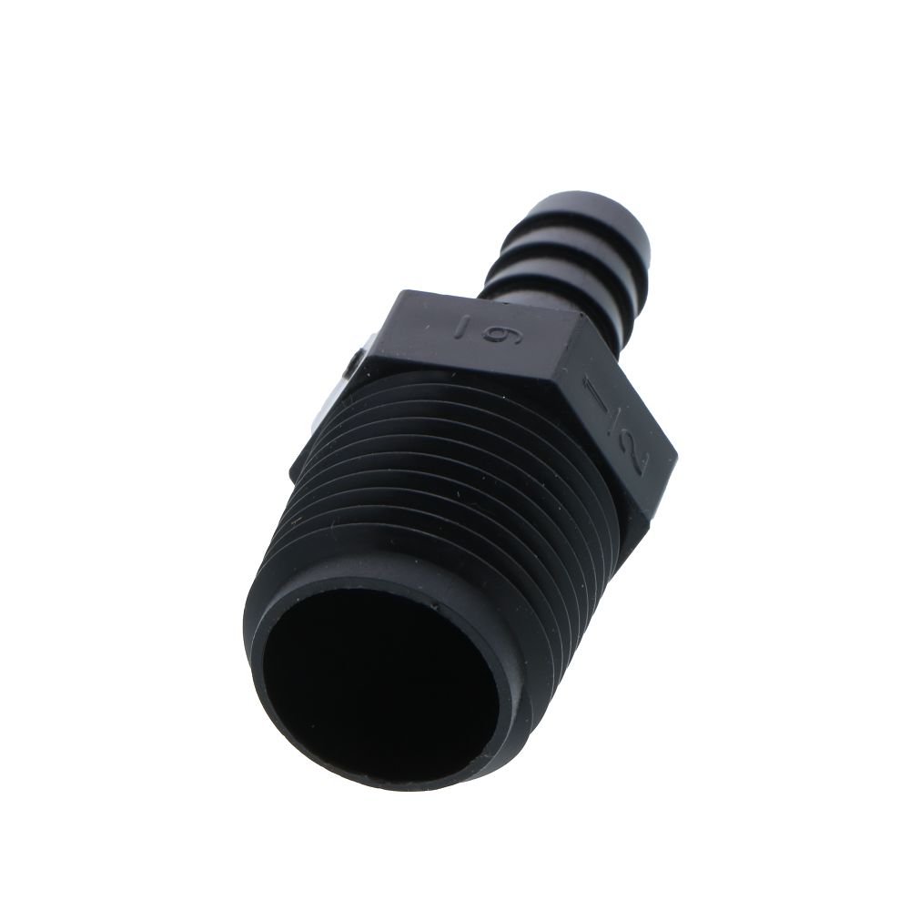 Male Barb Connector PE - 3/8 ID Barb x 1/2 MNPT