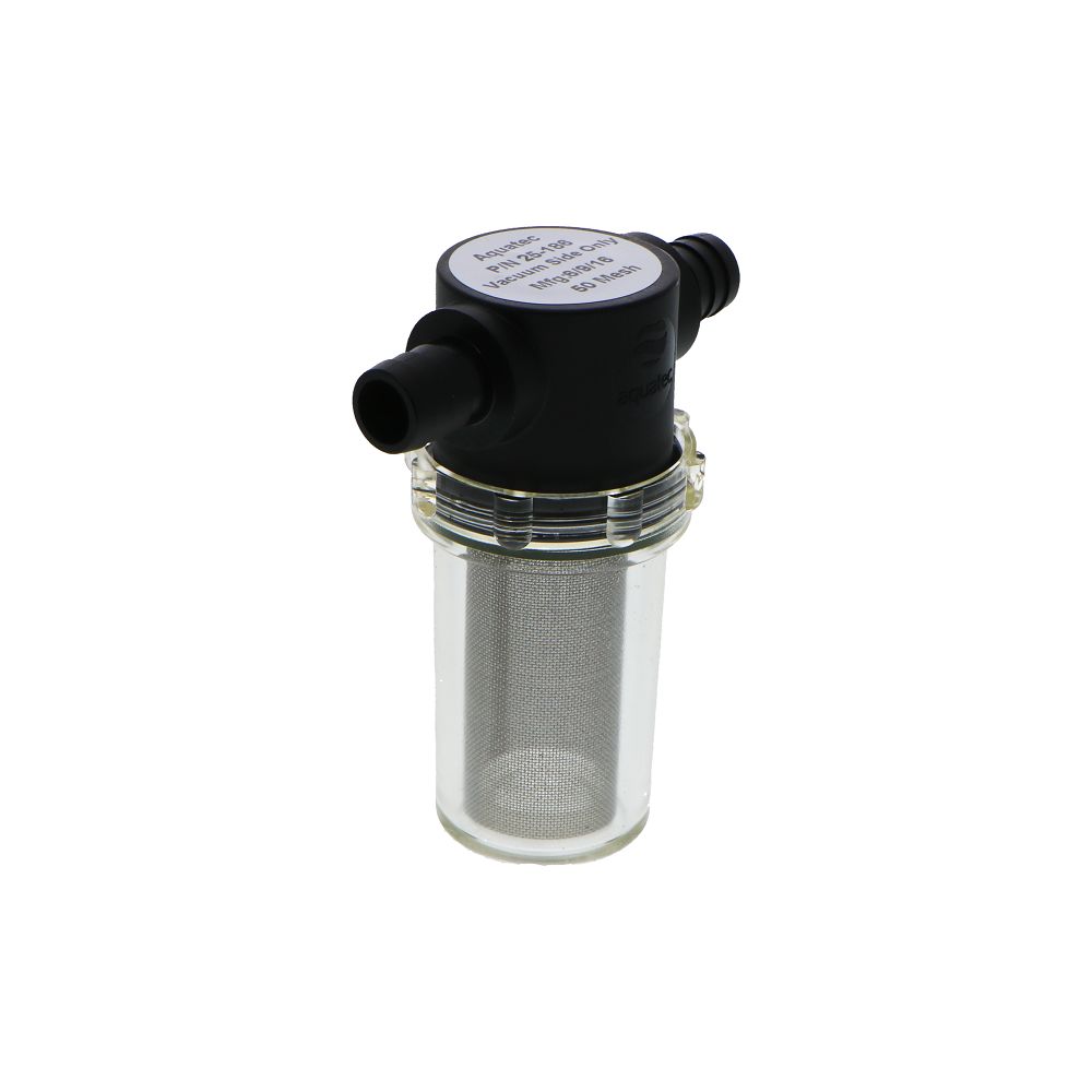 Inline T-Strainer 1/2" HB x 1/2" HB with 50 Mesh SS Filter Screen