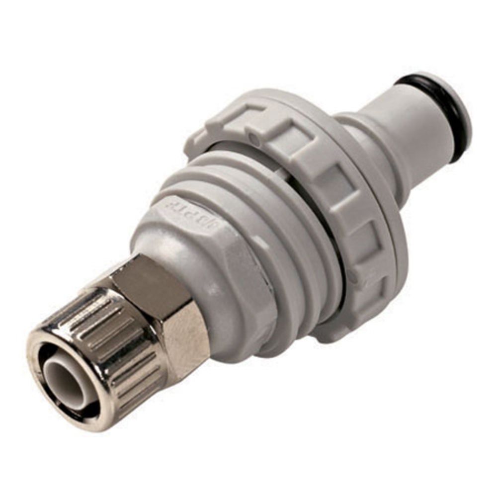 NS4D40006 Valved Panel Mount PTF Coupling Insert 3/8 PTF