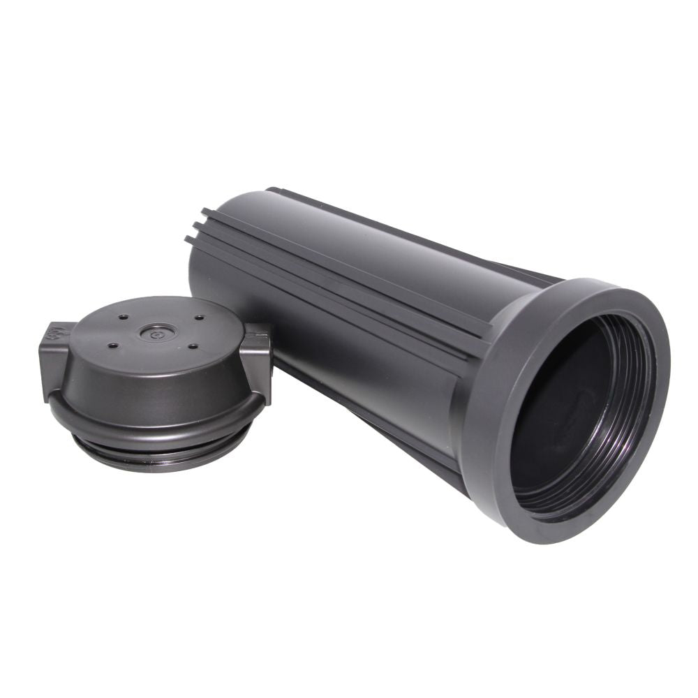 10" Neo-Pure SlimLine Water Filter Housing 3/8" Black/Black No Pressure Relief