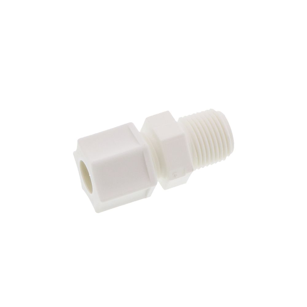 JACO 10-6-6-P-PG Polypropylene Male Connector 3/8 OD Tube x 3/8 MPT