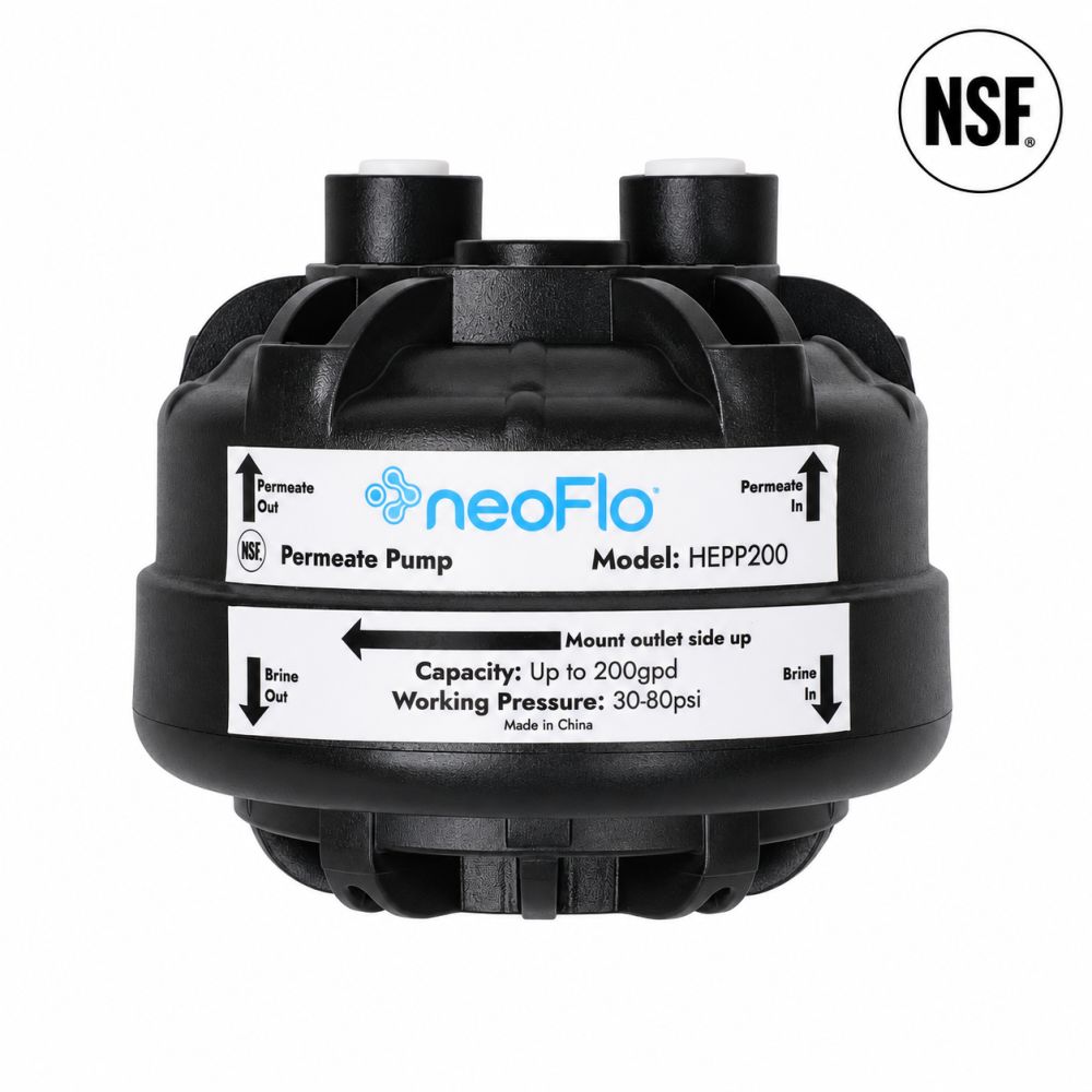 neoFlo HEPP200 Permeate Pump NSF® Certified for up to 200 GPD