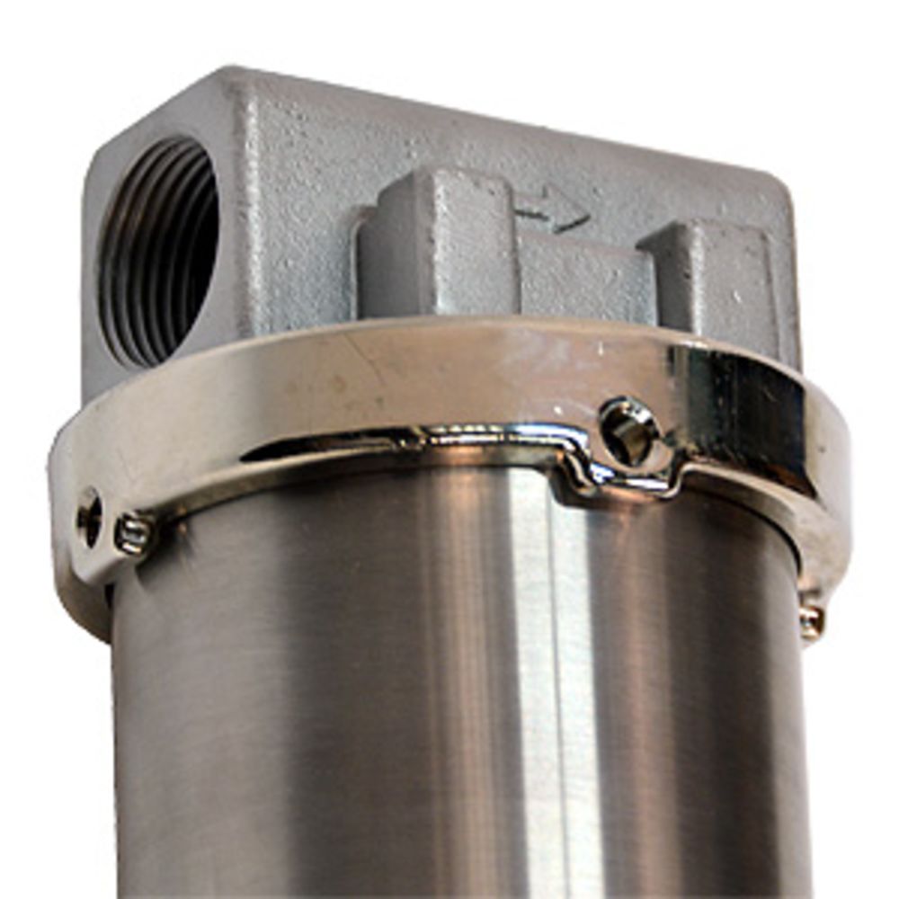 Neo-Pure SFR3 Series Single Filter Housing with Ring Nut Closure - 1" Inlet/Outlet