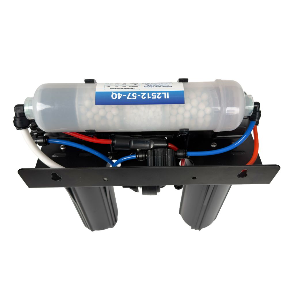 neoPure 4 Stage 50 GPD Residential Full Solution RO System, 0.5µ CTOX, Permeate Pump & AG Faucet CH