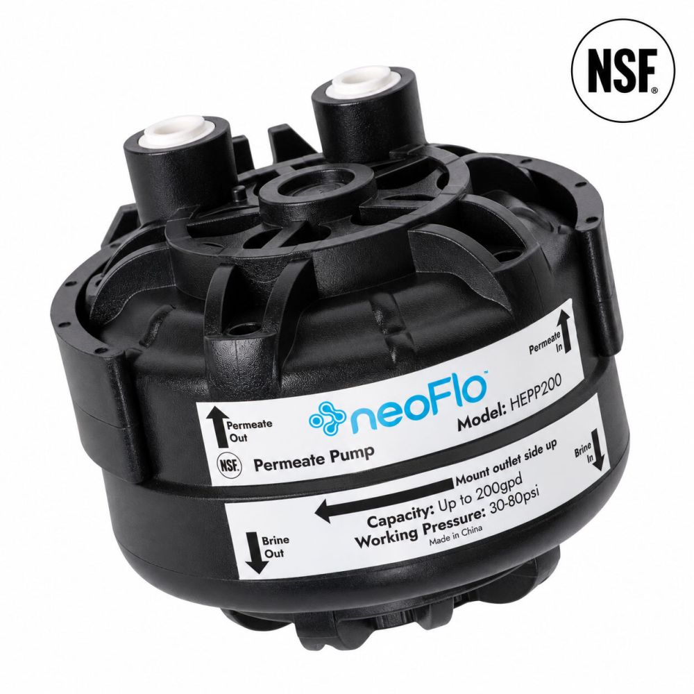 neoFlo HEPP200 Permeate Pump NSF® Certified for up to 200 GPD