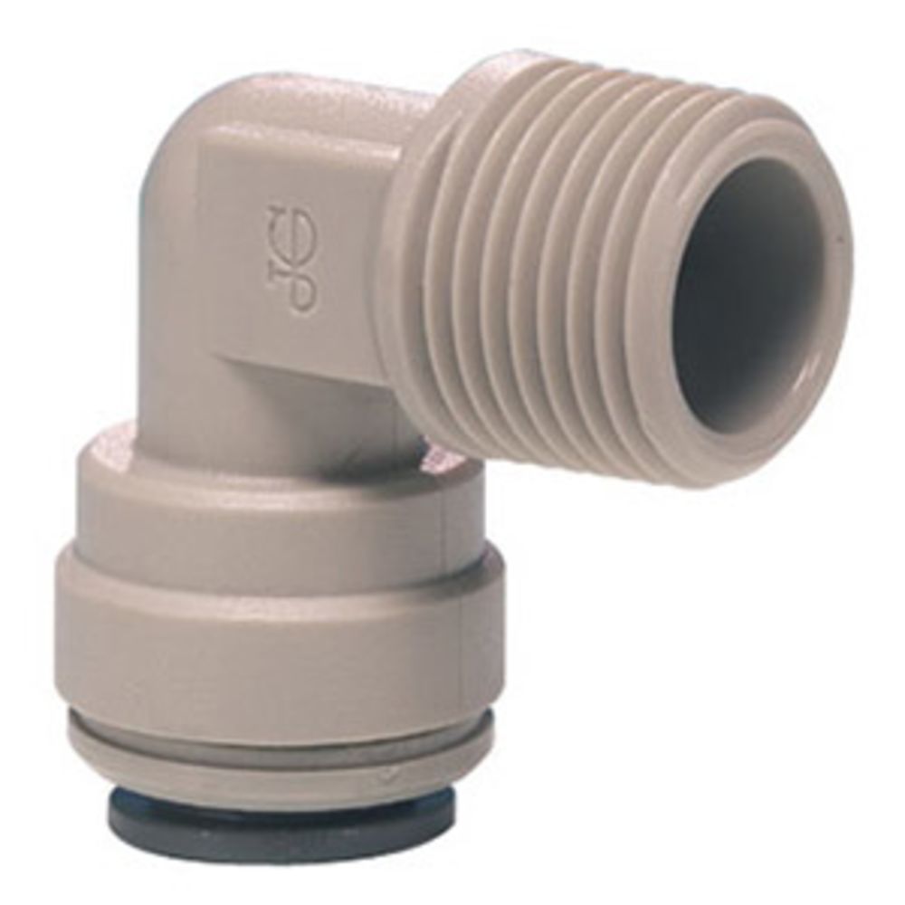 John Guest Fixed Elbow NPTF - 5/8 x 1/2 NPTF