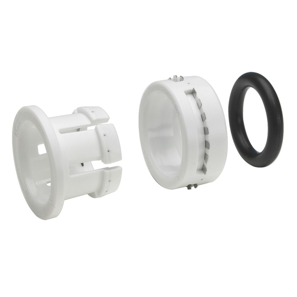 John Guest Plastic Half Cartridge - 3/8 White Single Nitrile O-ring