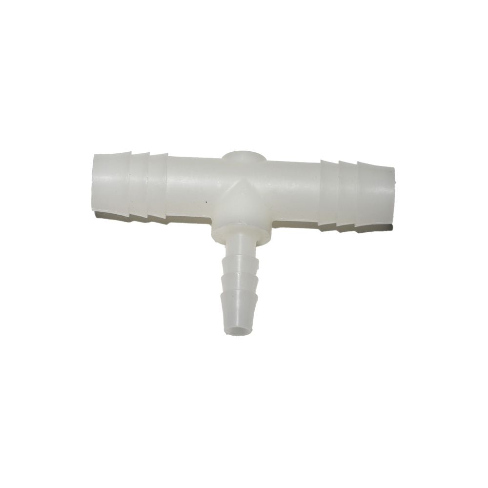 THERMOBARB® Natural Nylon Barbed Tee | 1/4" x 1/2" x 1/2" Hose Barb