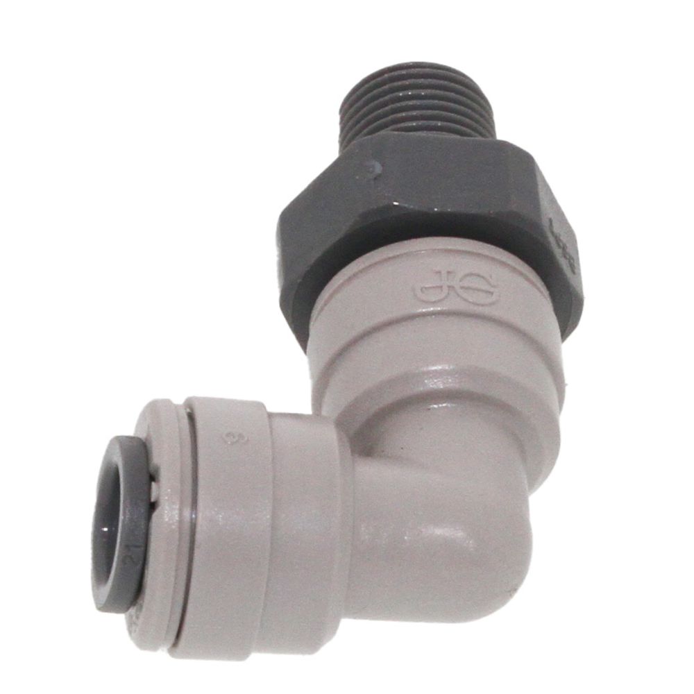 John Guest Swivel Elbow NPTF - 3/16 x 1/8 NPTF