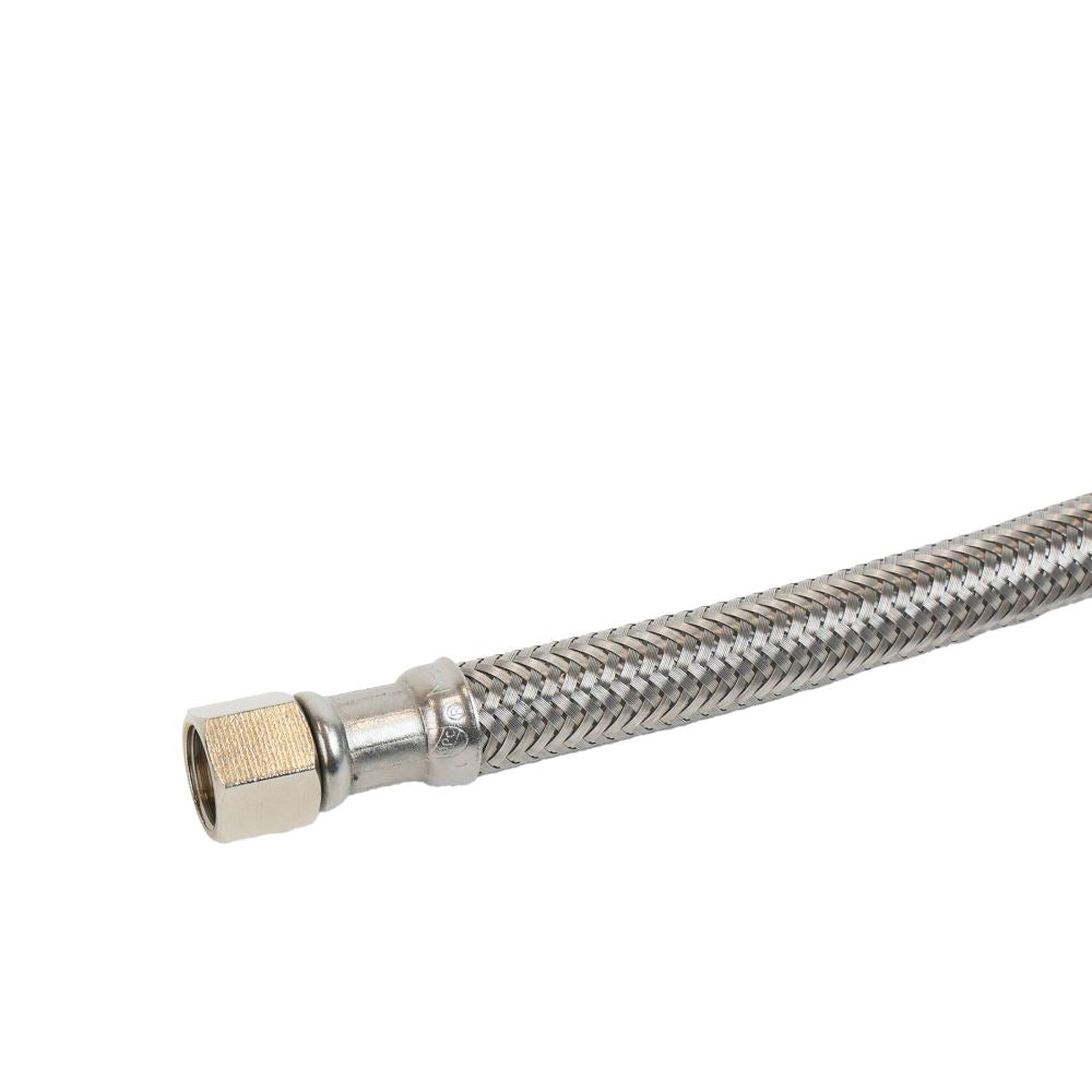 Braided Stainless Steel Hose 304 1/4" COMP x 1/4" COMP 300" Length