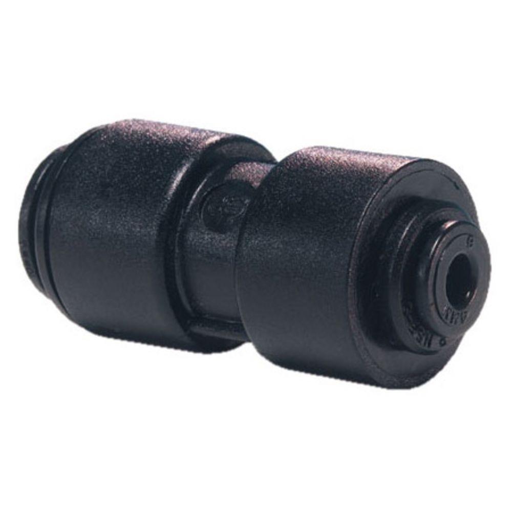 John Guest Reducing Union Black Acetal - 12 MM X 10 MM