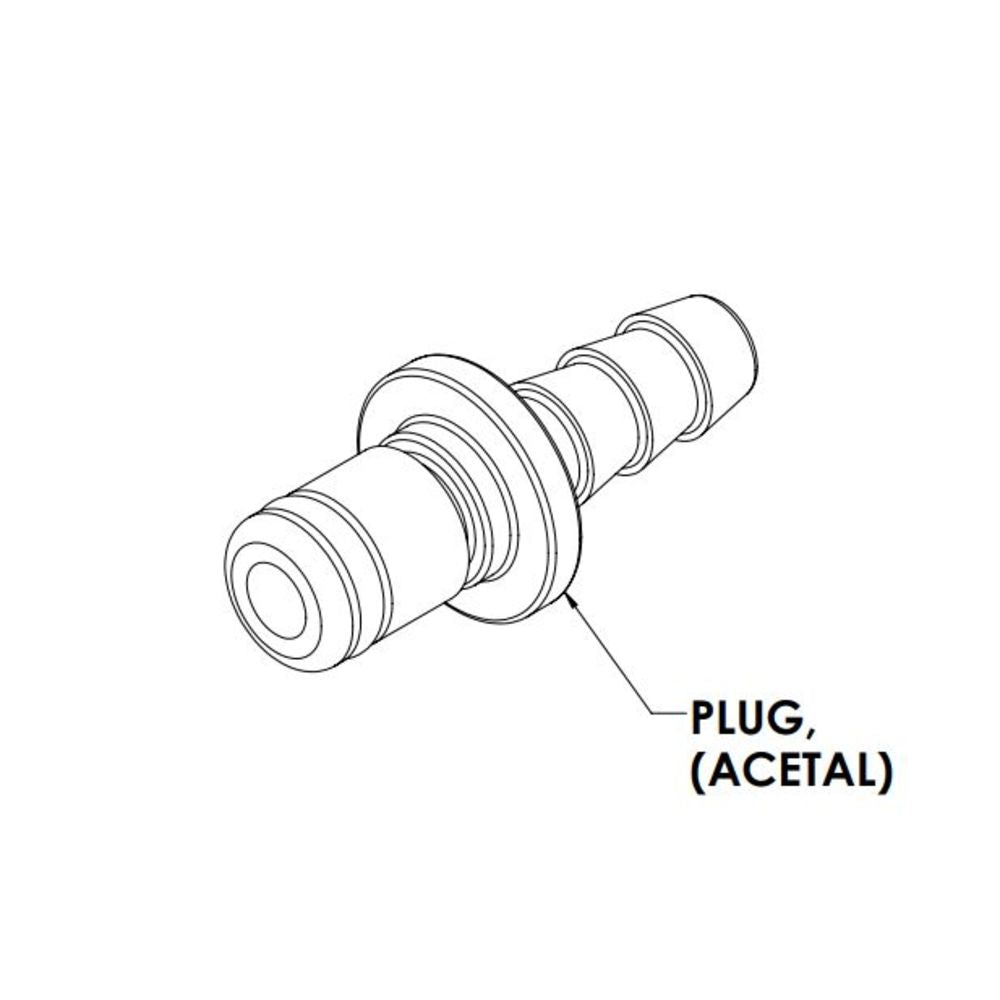 LinkTech 20AC In-Line Plug, NV, 3/16" HB