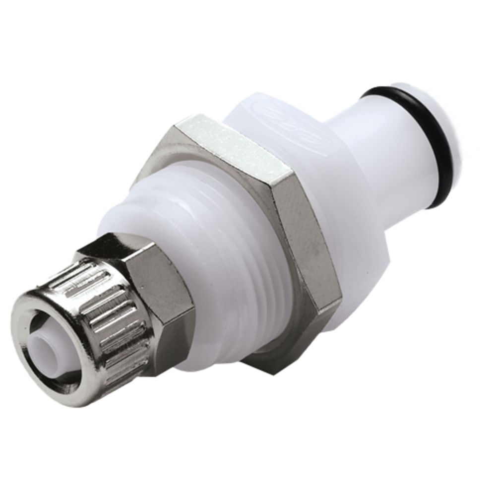 PLC400M8 Panel Mount 8 MM PTF Coupling Insert 1/4 PTF