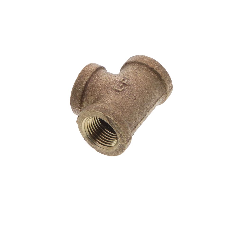 Lead-Free Cast Brass Tee 3/8" FPT x 3/8" FPT x 3/8" FPT