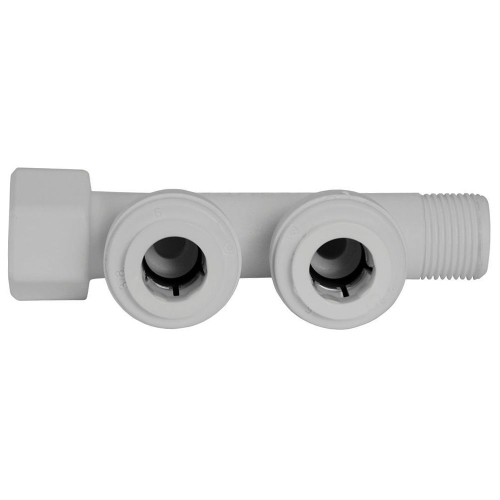 Angle Stop Loop Adapter 3/8 x 3/8 x 3/8