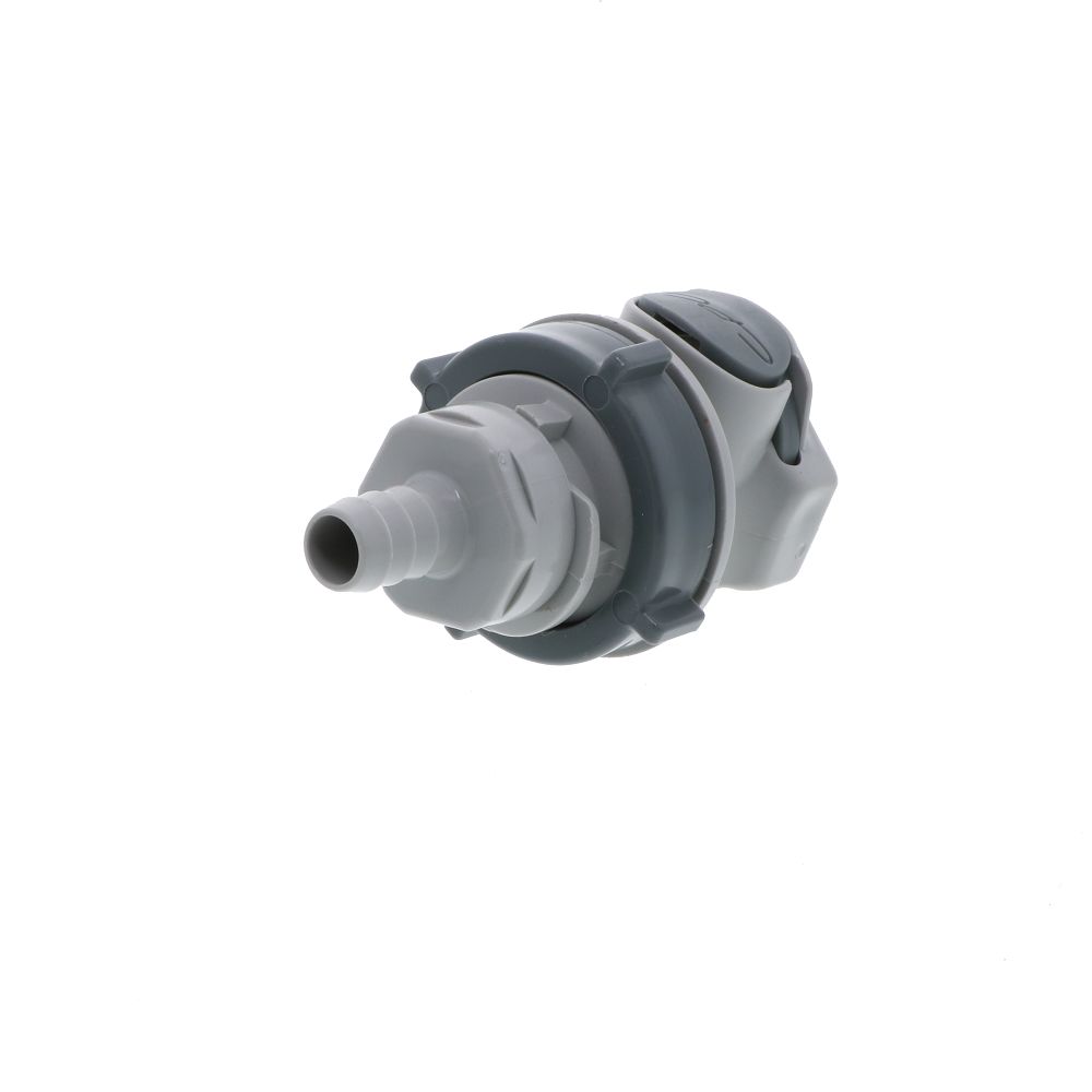 HFC16612 Panel Mount Hose Barb Coupling Body 3/8 ID Barb