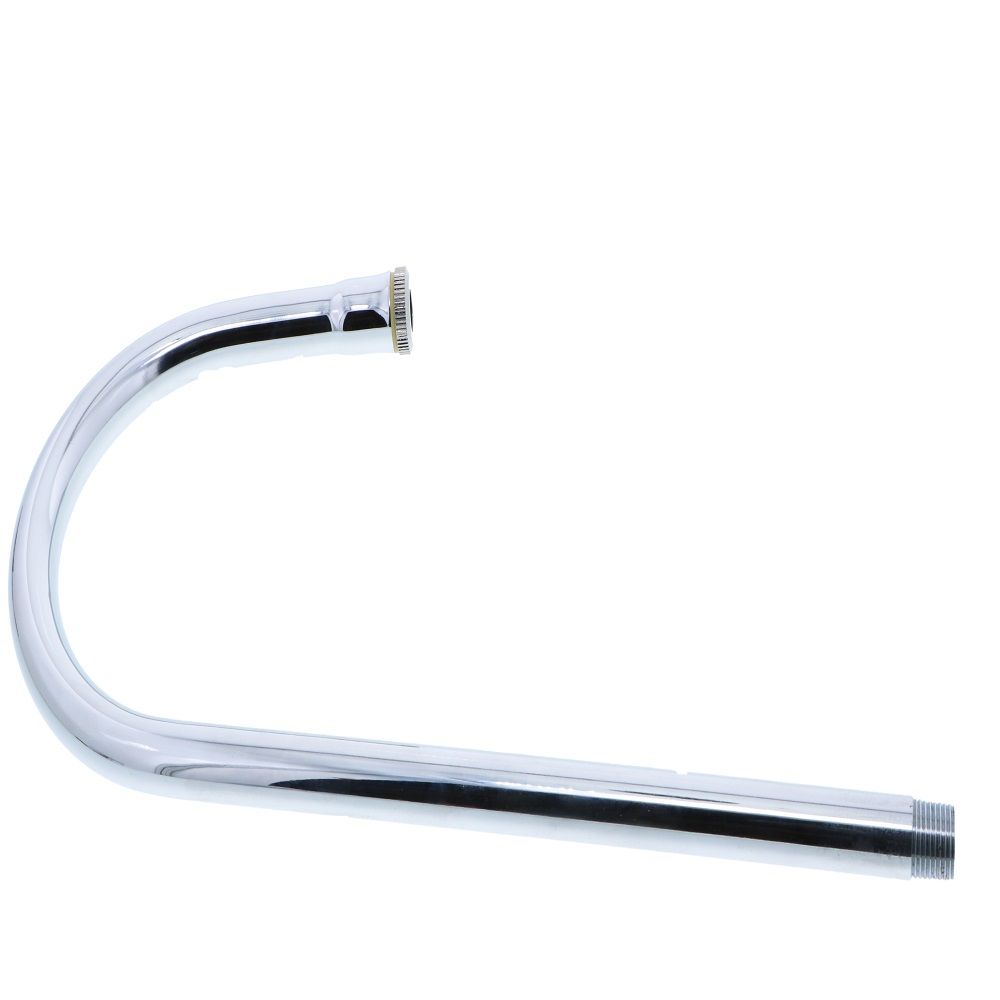 T&S Brass 123X Rigid Gooseneck Faucet, 5-1/2 Spread, 12-1/2 H, 7-1/2 Clearance