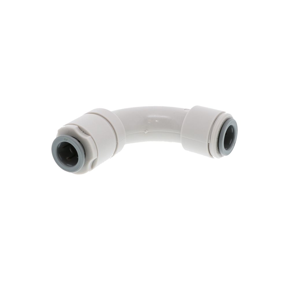 John Guest Superseal Flow Bend Elbow - 3/8 Superseal x 3/8
