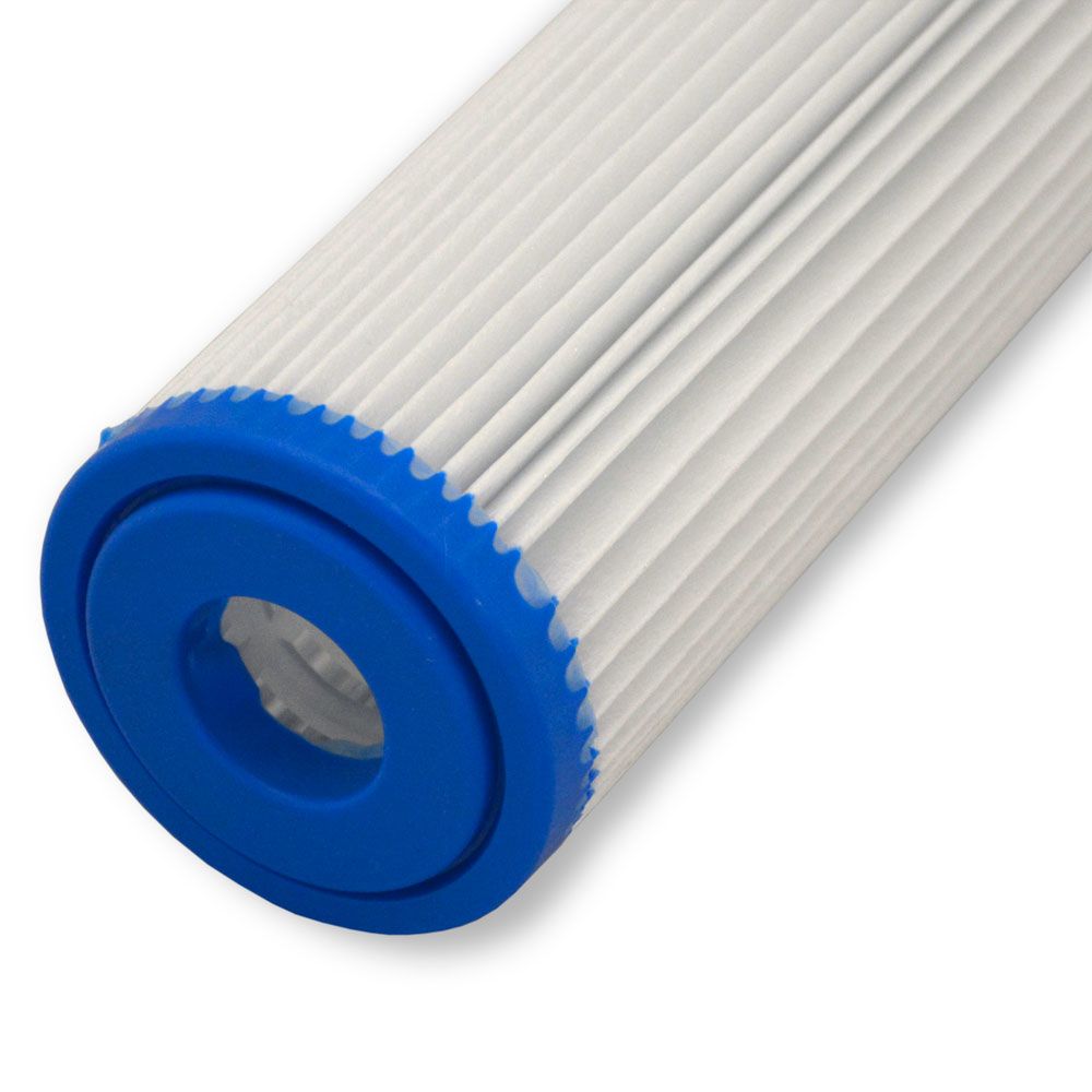 9-3/4" x 2-3/4" Flow-Max Pleated Poly - 100 mic