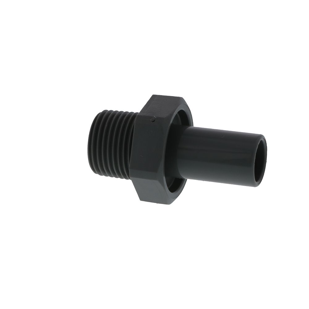 John Guest Stem Adapter BSPT - 1/2 x 3/8 BSPT