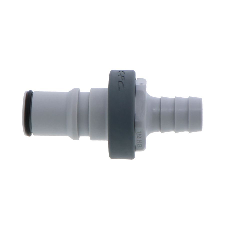 NS6D22008 Valved In-Line Hose Barb Coupling Insert 1/2 ID Barb