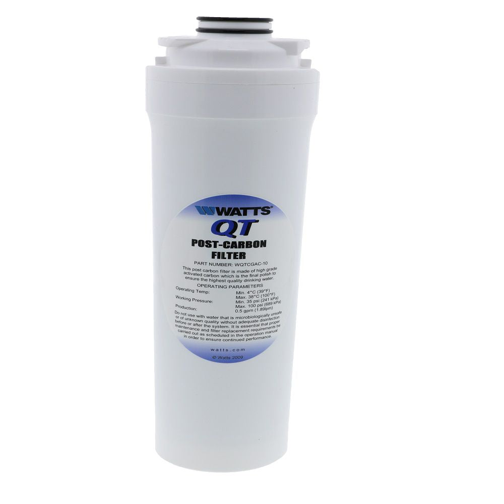 Watts WQTCGAC-10 QT Quick Twist GAC Carbon Postfilter