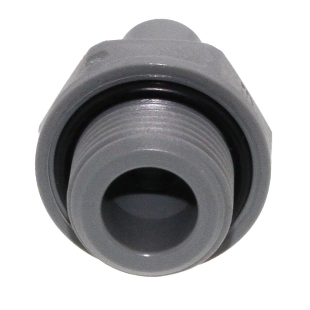 John Guest Stem Adapter BSPT - 1/4 x 1/8 BSPT