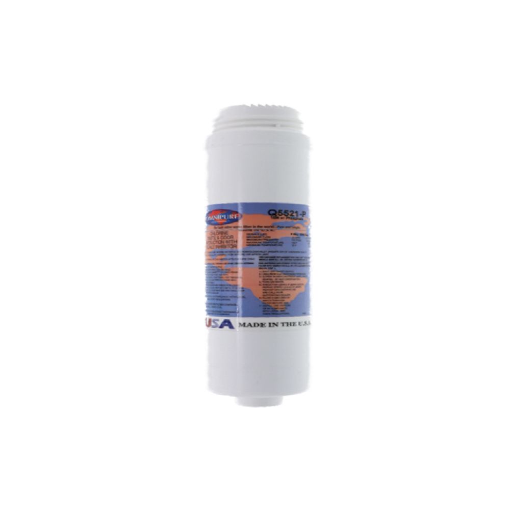 Omnipure Q5521-P Q-Series 10 mic Carbon Block CTO/Scale - 10" 2000 gal Filter