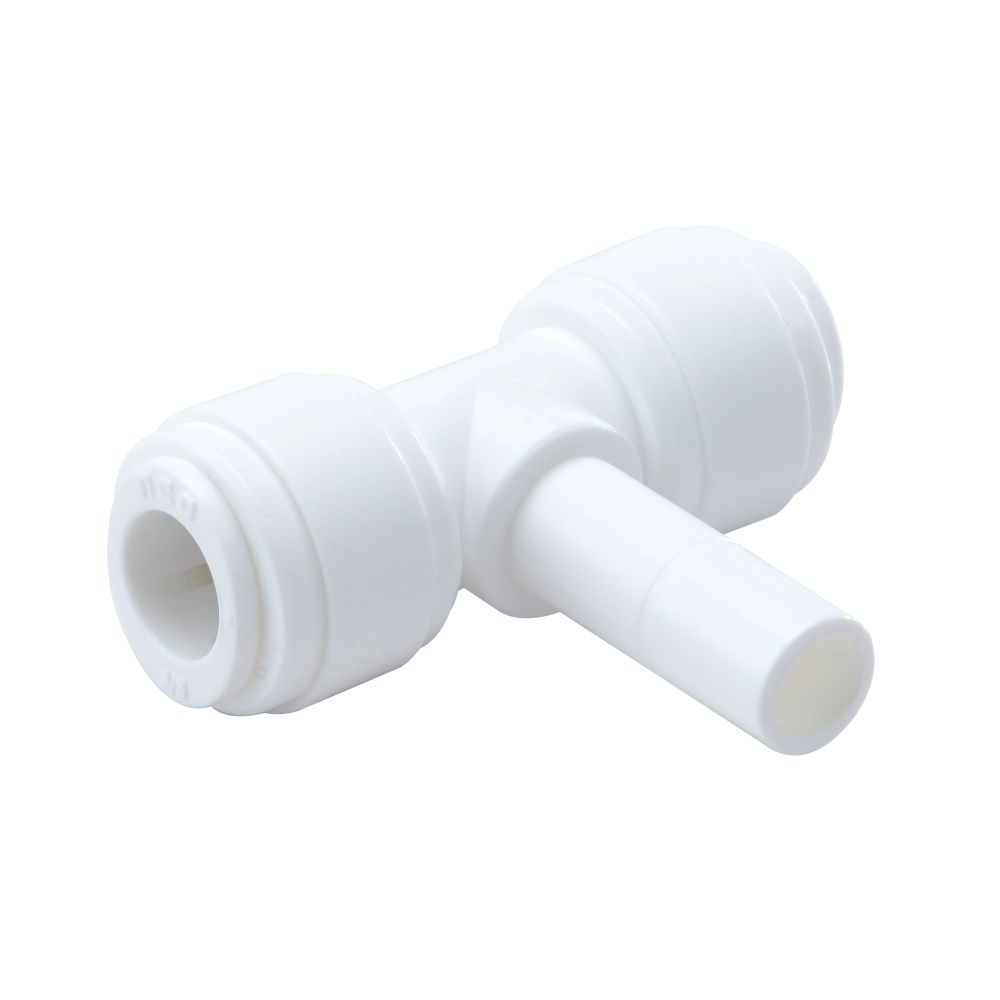 NeoFit - Acetal White Branch Stem Tee 3/8" Tube x 3/8" Stem