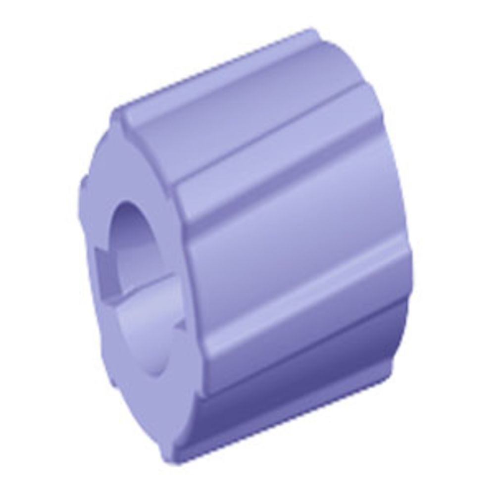 LMSL91 Purple Tint Polycarbonate Stationary Luer LocK Rings
