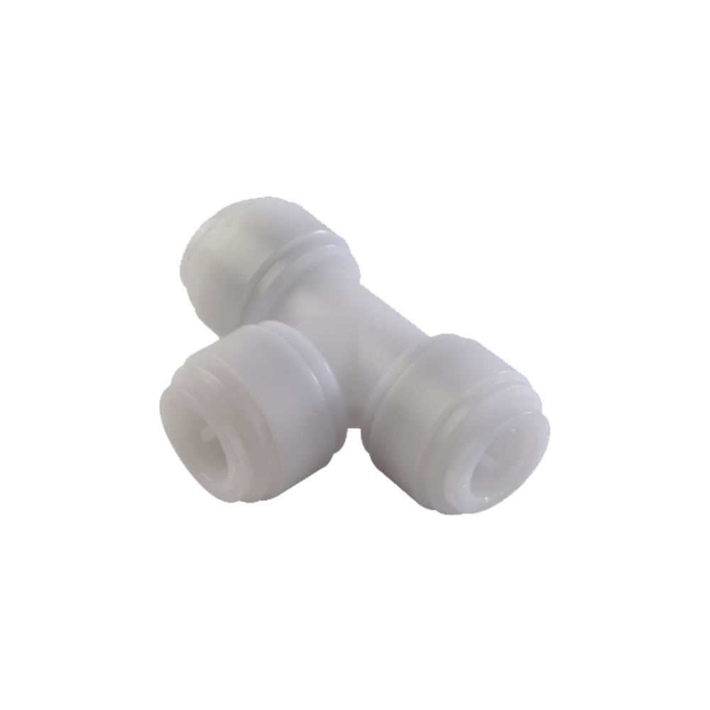 NeoFit - Acetal Natural White Reducing Union Tee- 3/8" run x 1/4" branch