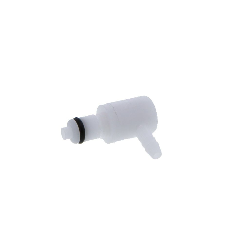 PMCD2302 Valved Elbow Hose Barb Coupling Insert 1/8 ID Barb