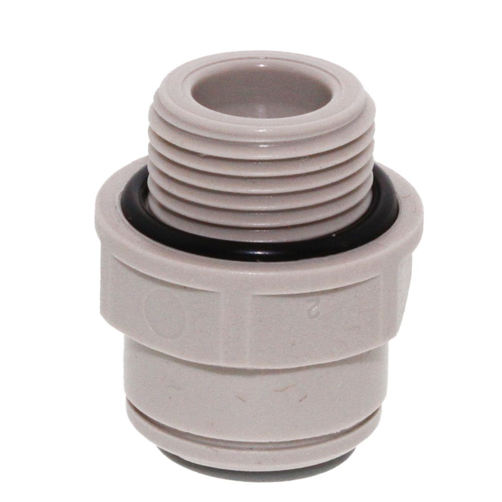 John Guest Male Connector BSPP - 1/4 x 1/4 BSPP