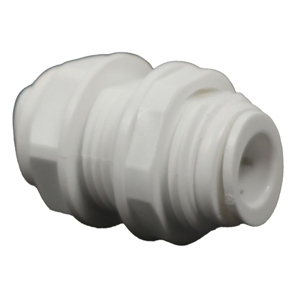 Bulkhead Union Acetal 1/4 qc x 1/4 qc