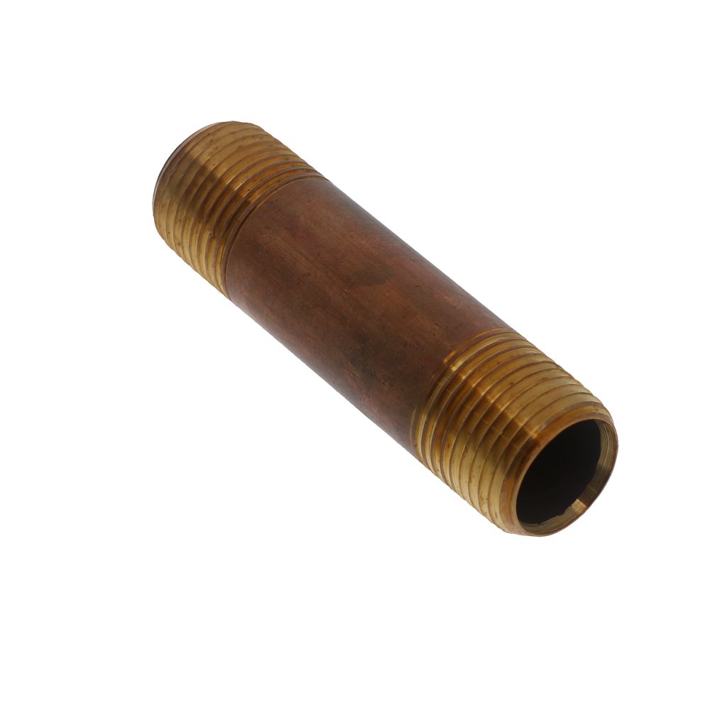 Lead-Free Red Brass Nipple 1/2 MIP x 3 L