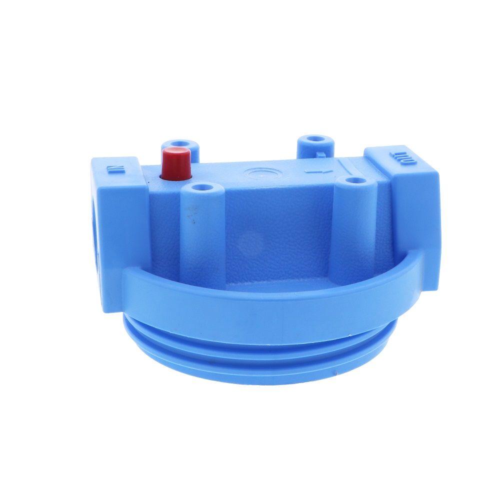 Pentek 154116 Blue Mounting Bracket Cap for Standard Housings w/ PR - 3/4" FPT
