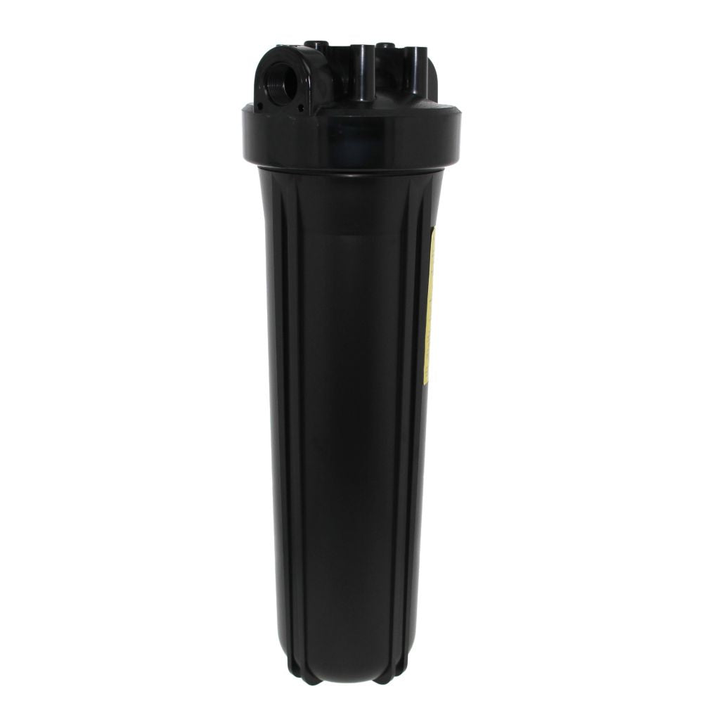 20" Neo-Pure Big Flow Filter Housing Black Cap/Black Sump 1" without Pressure Relief