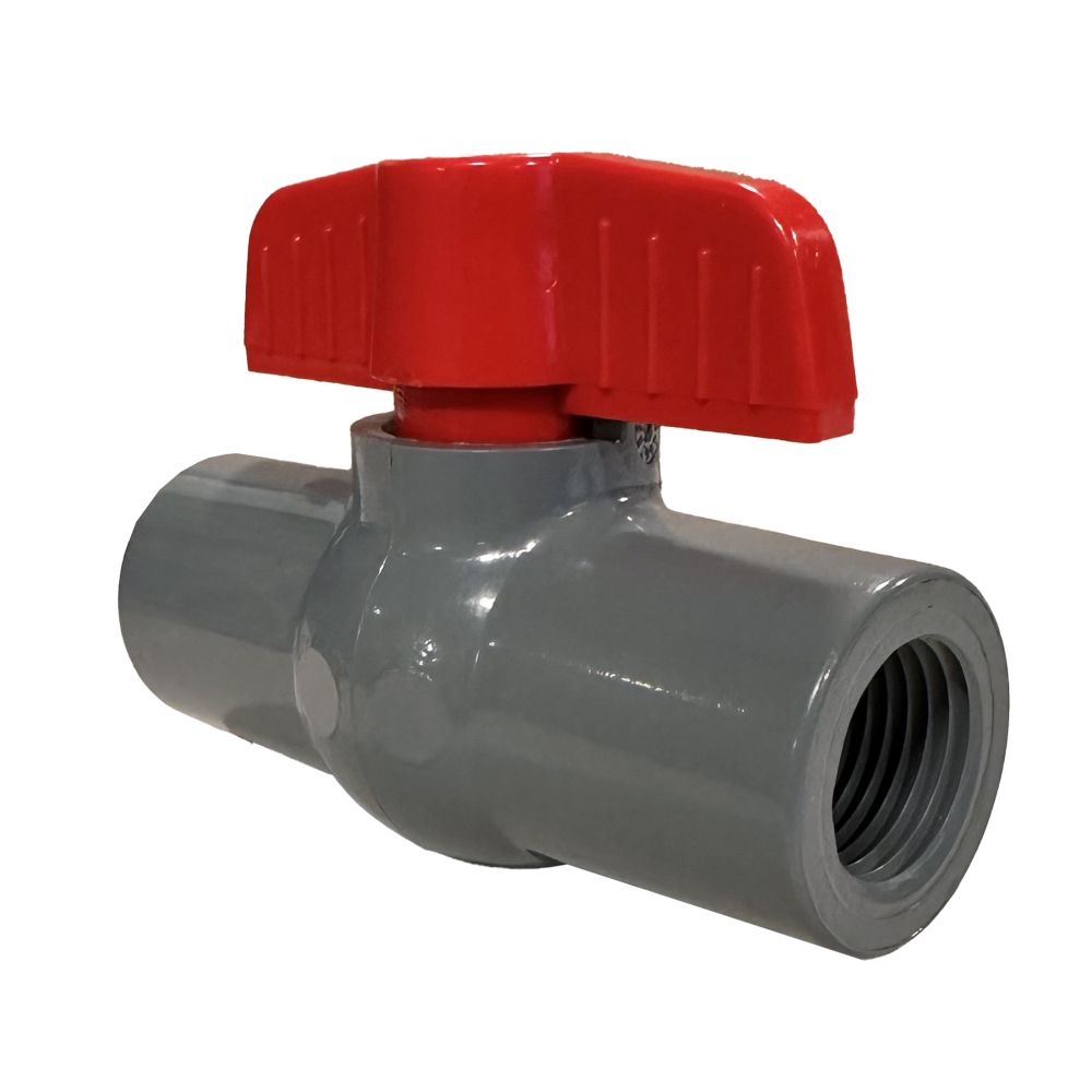 Schedule 80 PVC Molded-In-Place Ball Valve 1/2" FPT