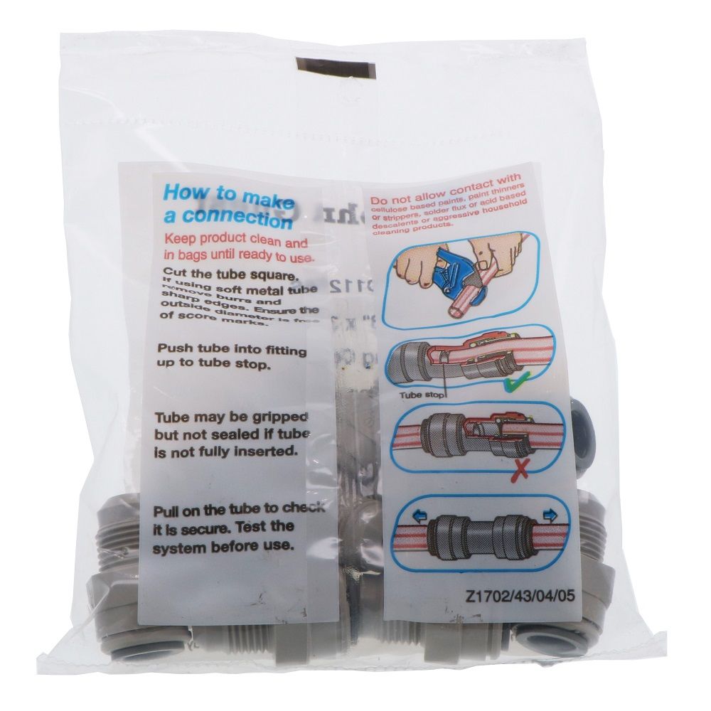 John Guest Male Connector Flare - 3/8 x 3/8 Flare