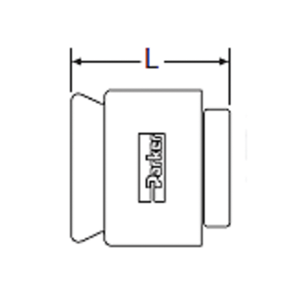 Kynar PVDF Cap - 1/4