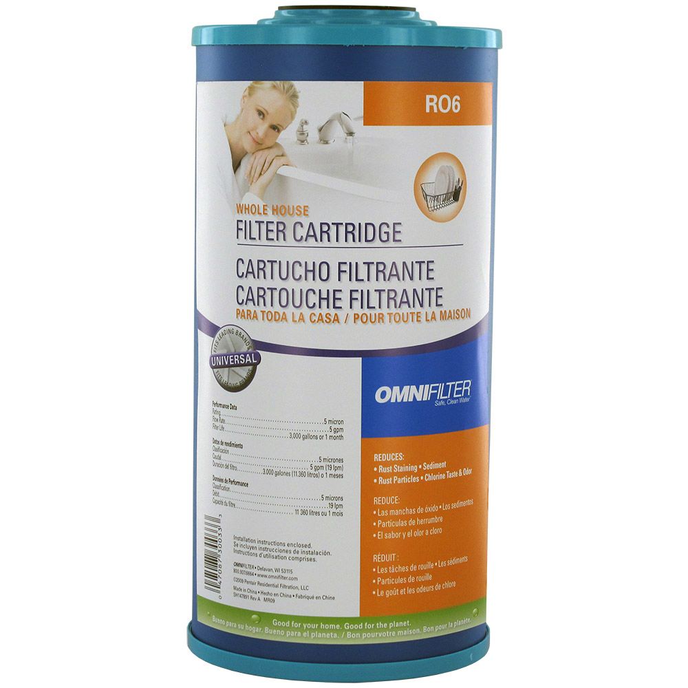 Omnifilter RO6 10" x 4-1/2" Coconut Shell GAC/KDF85