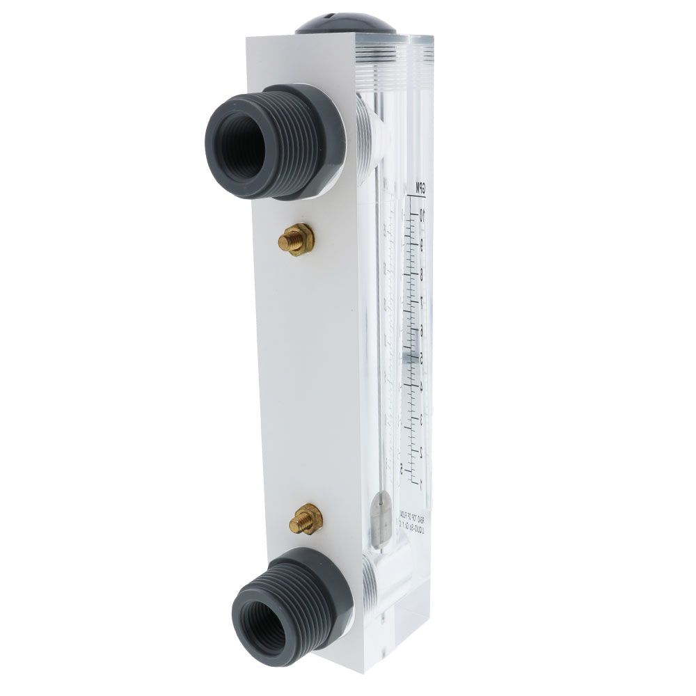 Axeon 200899 Acrylic RO Flowmeter - 1-10 GPM