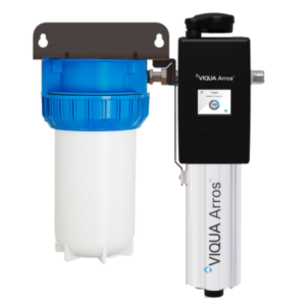 UV System Viqua Arros 15 Integrated Home System 120V 9gpm@125psi w/1x10" Sediment Filter
