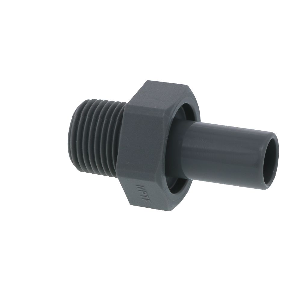 John Guest Stem Adapter NPTF - 1/2 x 1/2 NPTF