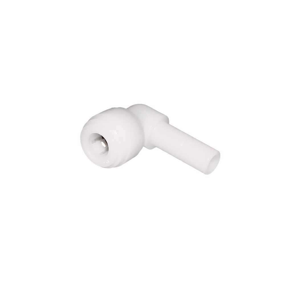 NeoFit - Acetal Natural White Stem Elbow- 1/2"tube OD x 1/2"stem