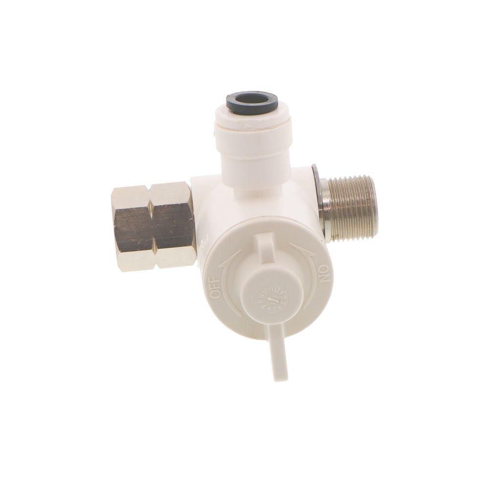 Watts AquaLock/SeaTech - Stop Valve Adapter 3/8" Male Comp x 3/8" Female Comp x 1/4" QC