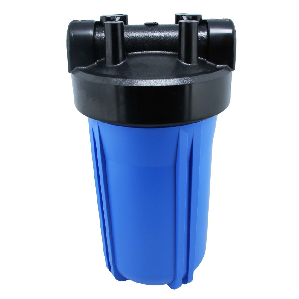 10" Neo-Pure Big Flow Filter Housing Blue Sump/Black Cap 1" without Pressure Relief