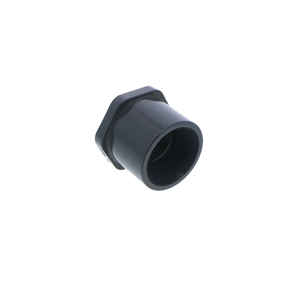 Schedule 80 PVC Bushing 1-1/2" Spigot x 1" FPT